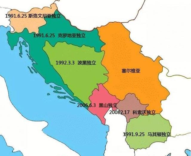 南斯拉夫：解体后一分为七，独立后的各个国家过得都怎样？