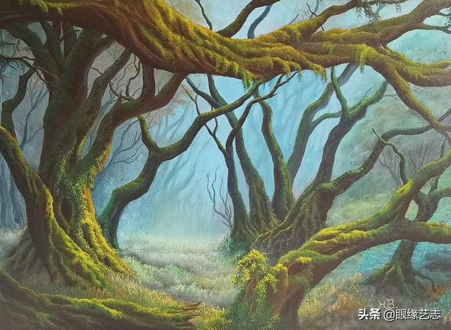 她，只画森林：瑞士画家Miriam Bernhaut，与森林共生的北欧幻想