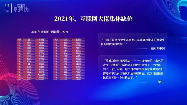 张一甲：2021中国数字经济50条判断 | 甲子引力大会