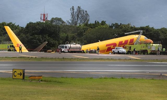 波音757-200断两截，DHL货机哥斯达黎加紧急迫降，为何又是波音？