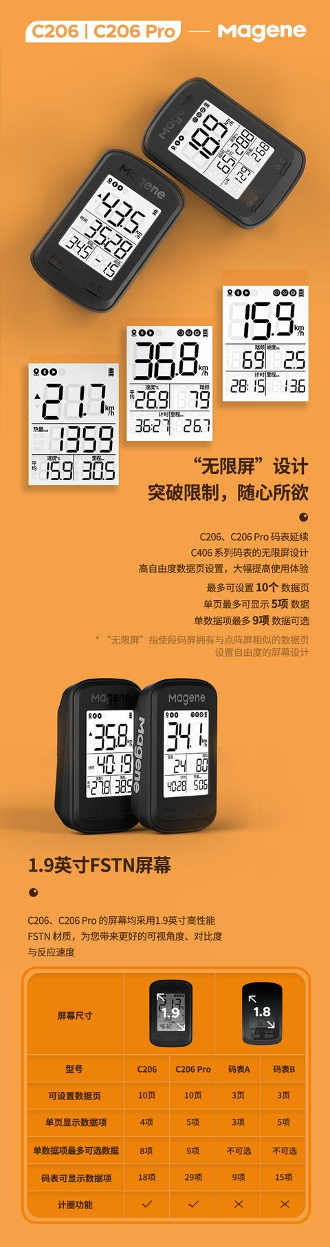 迈金科技C206、C206 Pro码表，让每一次骑行都有「据」可循