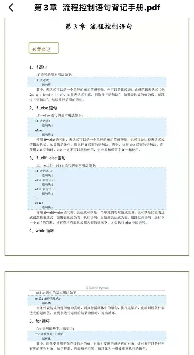 《python背记手册》高清PDF下载