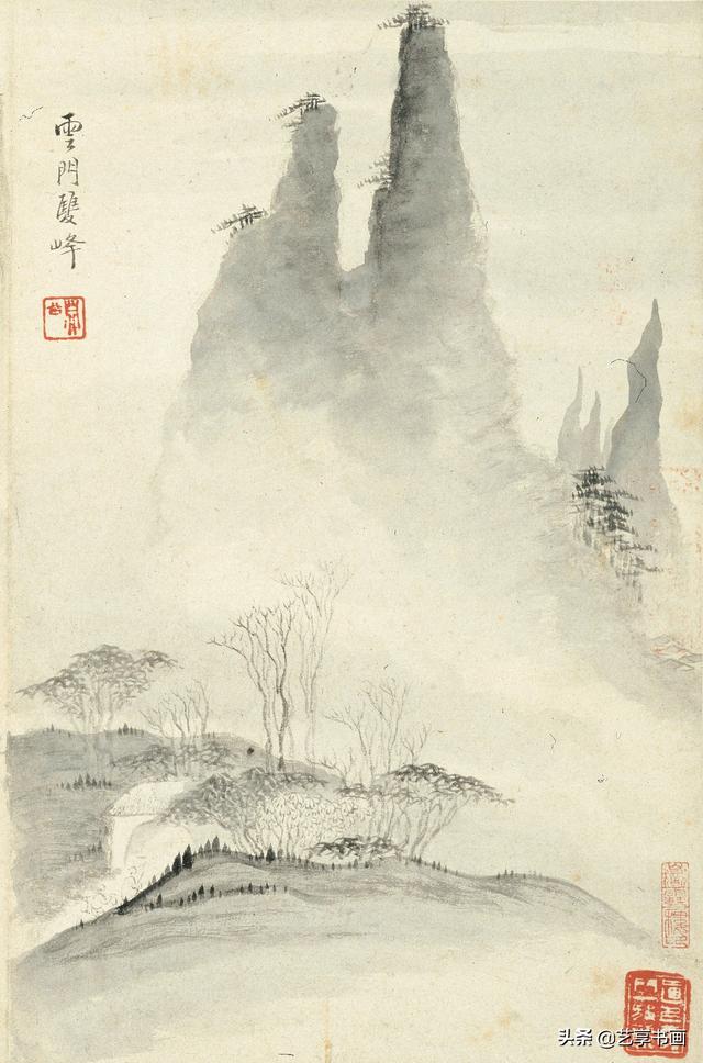 《梅青仙》是中国山水画选集，充满空气，意境无限插图