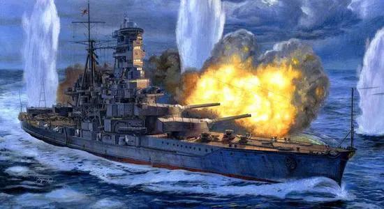 海上伏擊戰 日軍艦隊被全部殲滅 漆黑海面上到處都是燃燒的軍艦 中國熱點