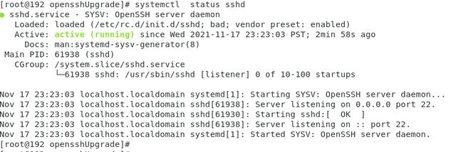 「OpenSSH」CentOS7.x 上升级OpenSSH到最新版本
