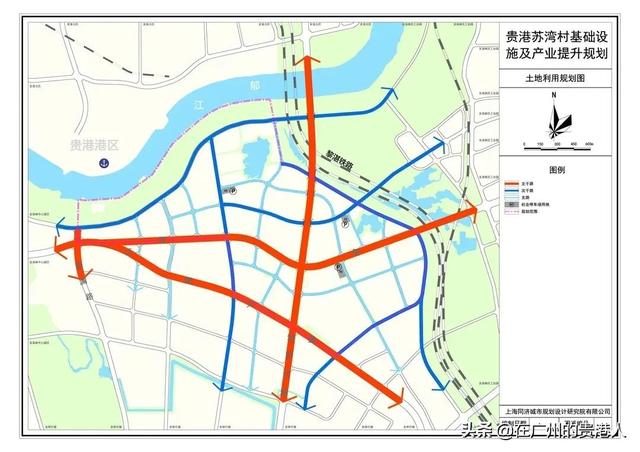 贵港港南城区总规划图