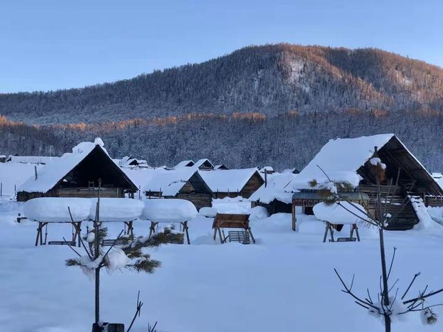 神的莊園，人的淨土，冬日禾木之美景