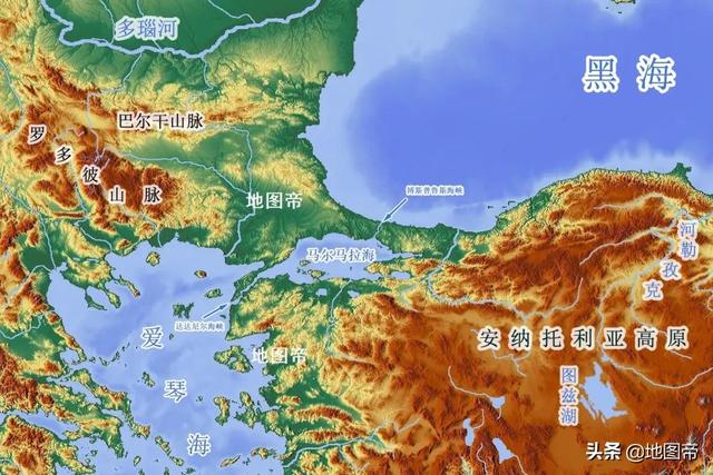 希腊如何用十三段线，把6倍大的土耳其堵在陆地上？