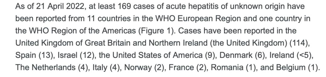 美国也出现了！不明原因肝炎席卷12国，已有死亡病例