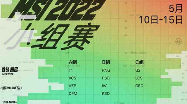 MSI小组赛抽签情况：G2要打8场比赛！RNG遇到老对手