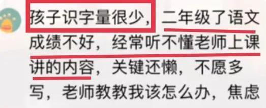 学前不用着急教娃识字？小学家长坦言：太天真了，识字量非常重要