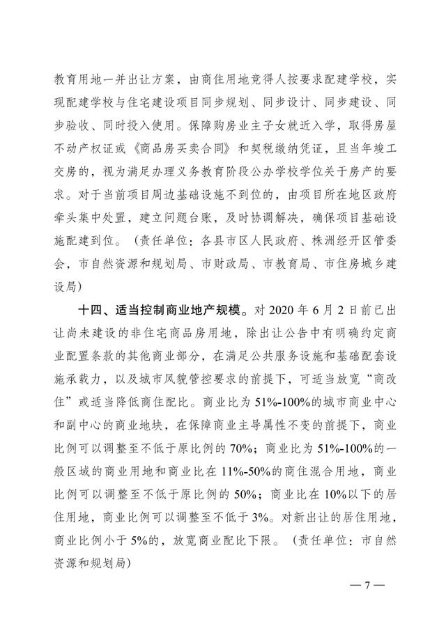 重磅！株洲市人民政府办公室印发《关于房地产业良性循环和健康发展的若干措施》的通知