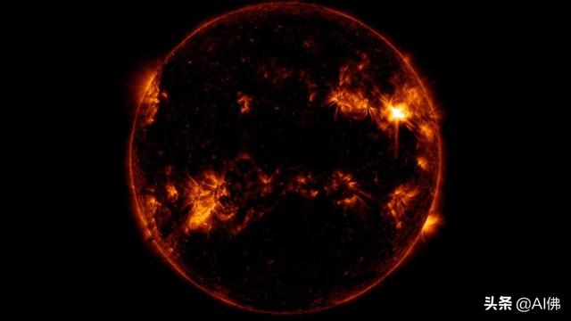 太阳再次发出耀斑，照片令人惊叹
