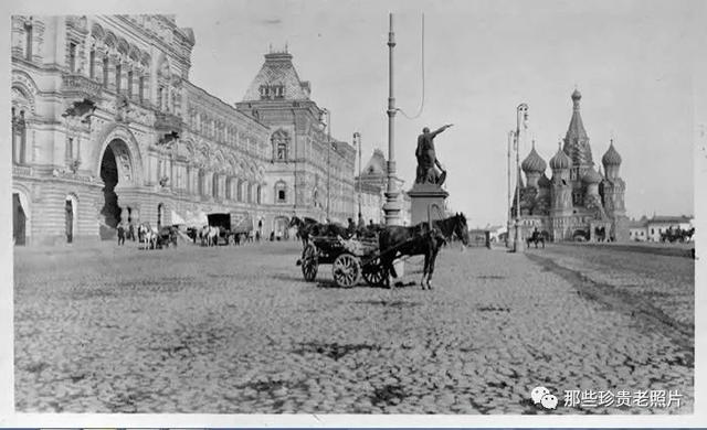 老照片：1909年繁华的莫斯科