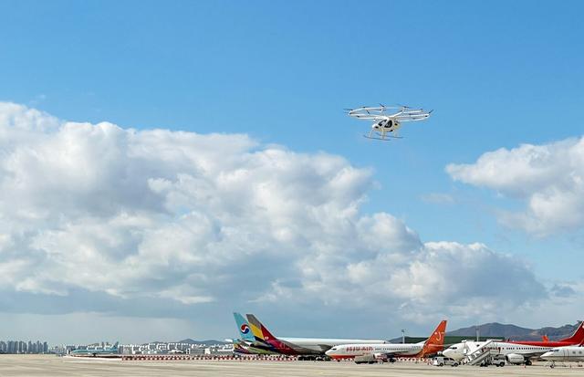 Volocopter在韩国展开了首次载人空中出租车飞行