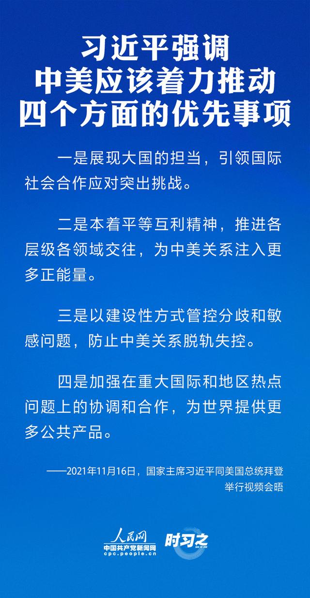 中美元首视频会晤，习近平同拜登谈了这些大事