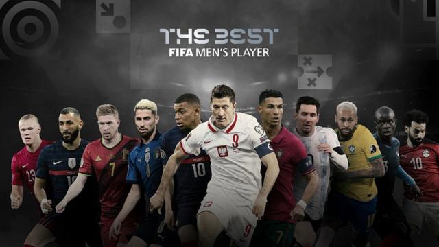 世界足球先生11人候选名单出炉，莱万、梅西、C罗在列