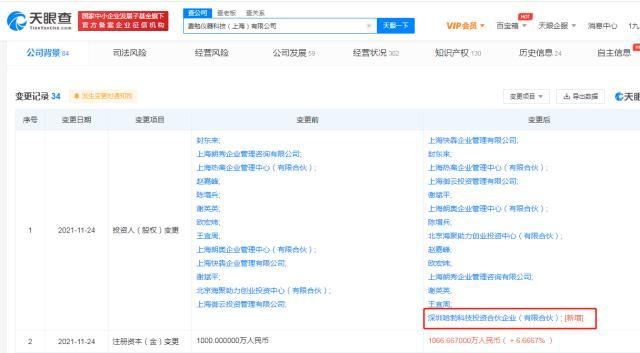 华为哈勃入股一高端精密仪器公司