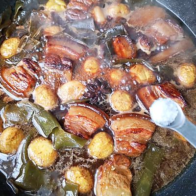 一道让月子妈妈口水直流的月子营养餐——板栗海带烧肉