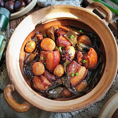 一道让月子妈妈口水直流的月子营养餐——板栗海带烧肉