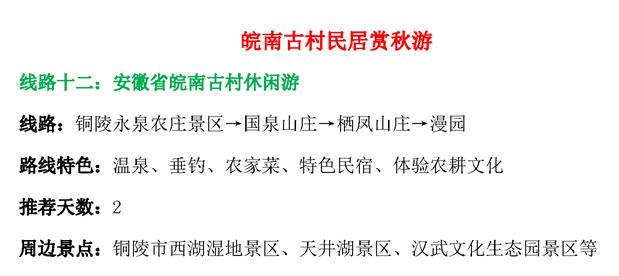 有美景有美食！安徽發布18條冬季休閑農業和鄉村旅行精品路線