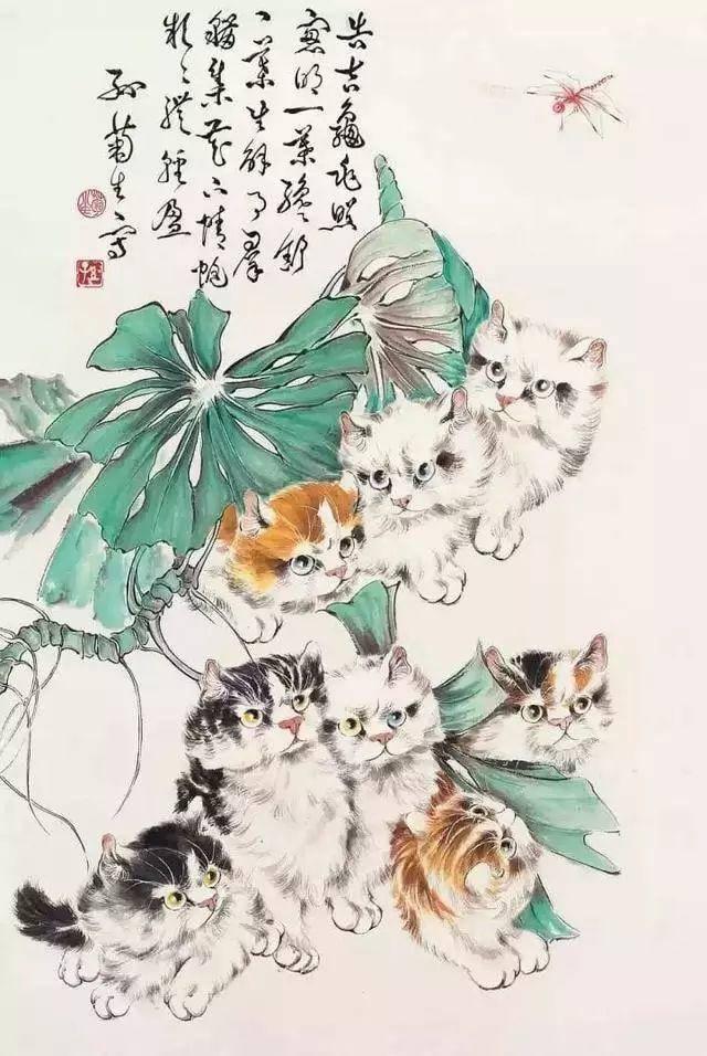 鉴赏丨看四大国画名家笔下的猫