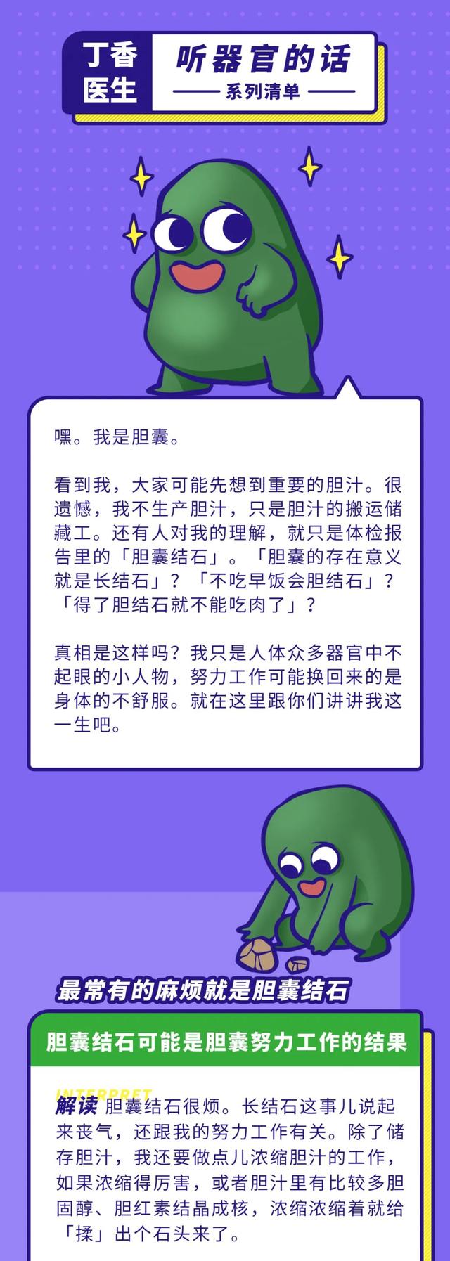 不吃早饭会长胆结石吗？关于胆囊的问题一次说清