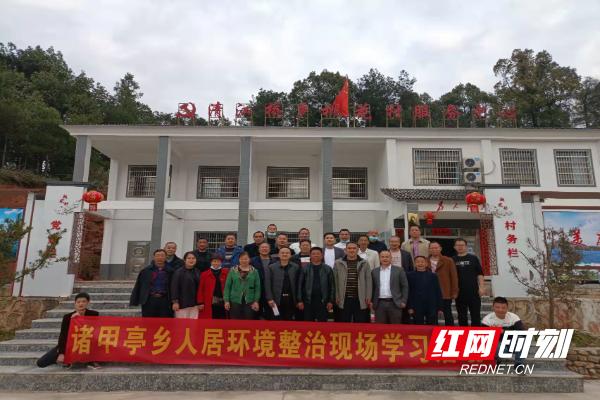 邵阳县诸甲亭乡：桃花村“取经”人居环境整治