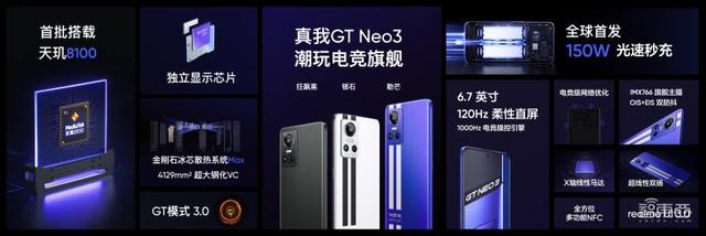 1999元的天玑8100旗舰电竞手机？realme真我GT Neo3正式发布-第2张图片-9158手机教程网