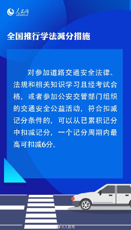 4月1日起交通违法记分将调整