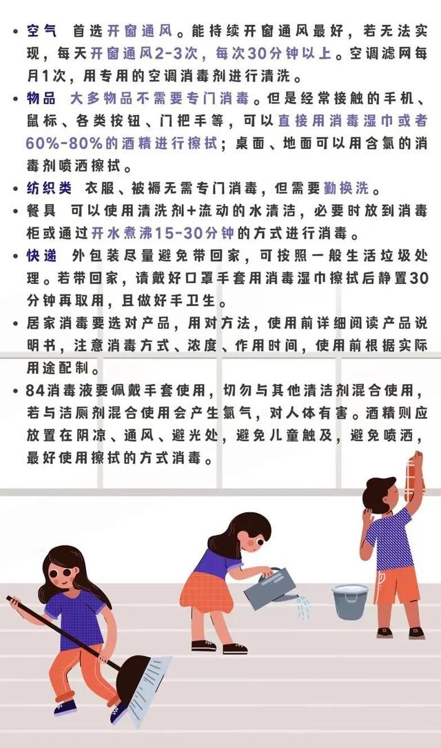 市民朋友们，疫情期间的科学居家指南来啦