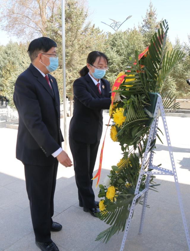 张掖临泽：开展“缅怀先烈学党史 传承精神感党恩”主题党日实践活动