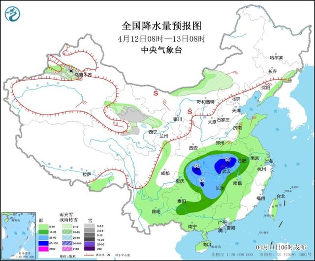 较强冷空气影响我国中东部地区 新蒙青陕甘宁等地有沙尘