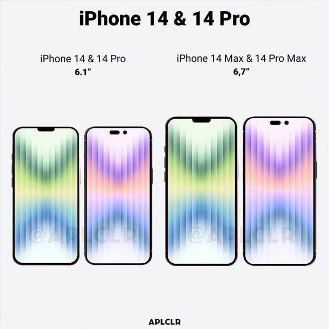 iPhone 14系列最新概念图出炉4款机型两种尺寸