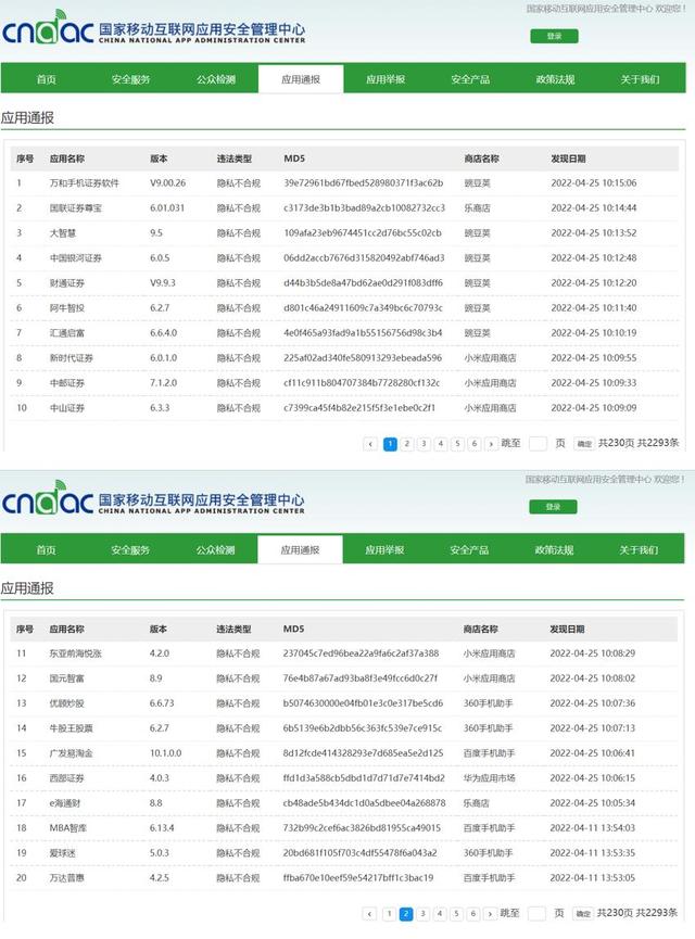 17款理财APP被通报违规！银河证券等多款券商软件在列｜快讯