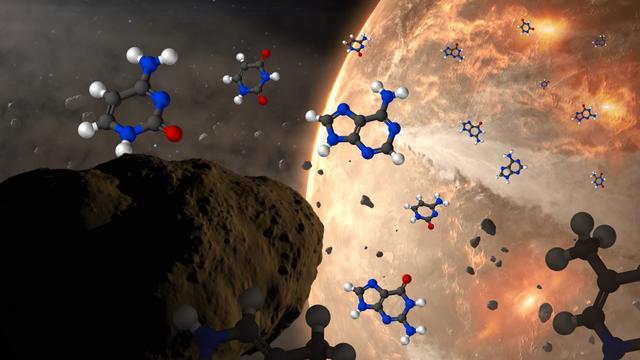 科学家在陨石中发现五个DNA和RNA信息单元中的最后两个