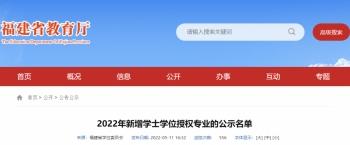 共101个！福建高校新增这些学士学位授权专业