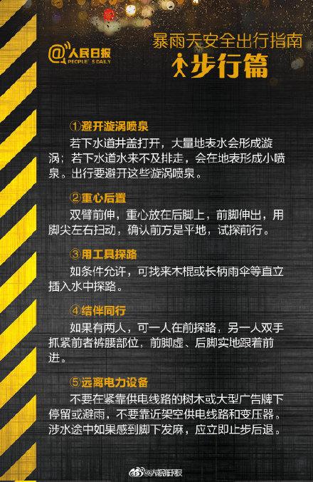 海南汛期开始 出行必备安全知识请查收