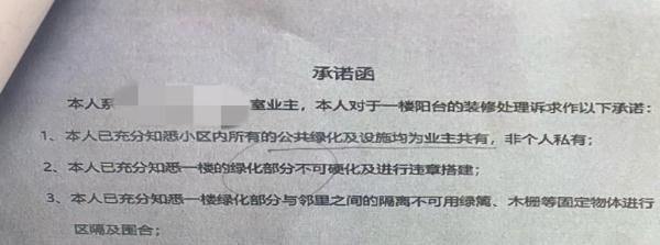 开发商把绿化地买给一楼住户违法「业主侵占小区内公共绿地」