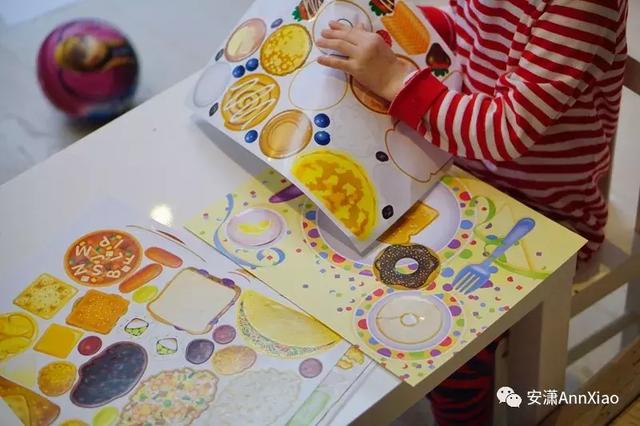  甜亚风贴纸书，1～6岁孩子的贴纸书 