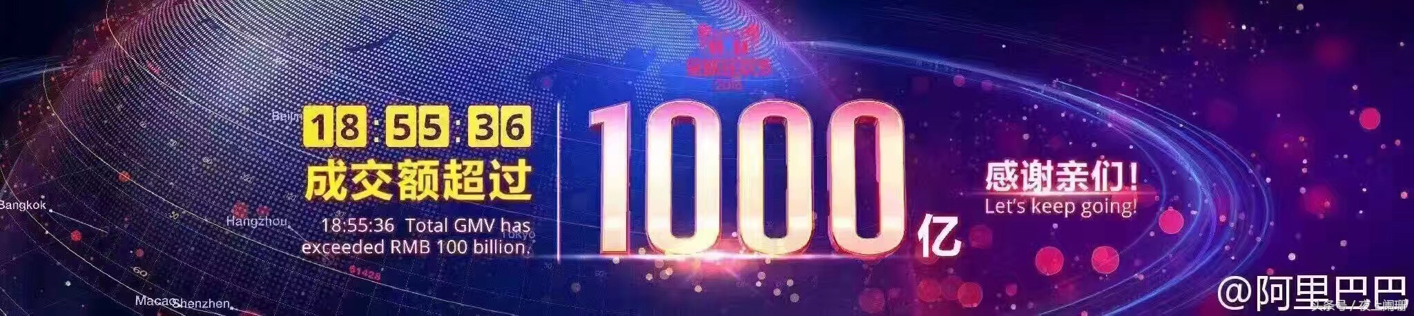 双11一千亿里，你贡献了多少？