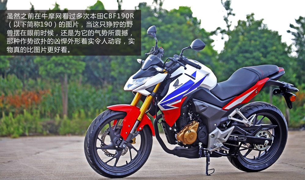 华丽野兽—新大洲本田CBF190R