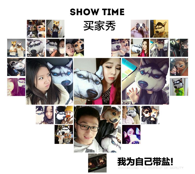 超个性汽车座位头枕靠枕，为你的汽车增加宠物乐园
