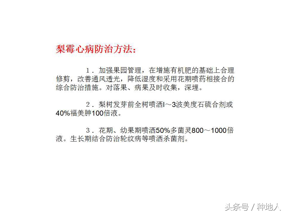 梨树病虫害防治,梨树病虫害防治时间表