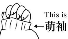 学日语学日本流行文化，你知道什么是萌袖吗？