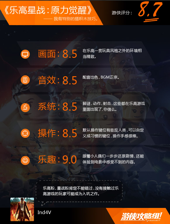 “乐高星战争：时代醒了”评分：我有一个特殊的木制技能！