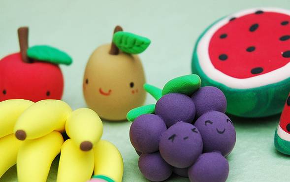 粘土手工作品大全图片(幼儿园亲子手工之超轻黏土) - 赤虎壹号