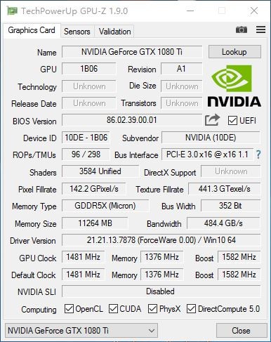 把自家显卡全都秒了 英伟达GTX 1080Ti首发评测