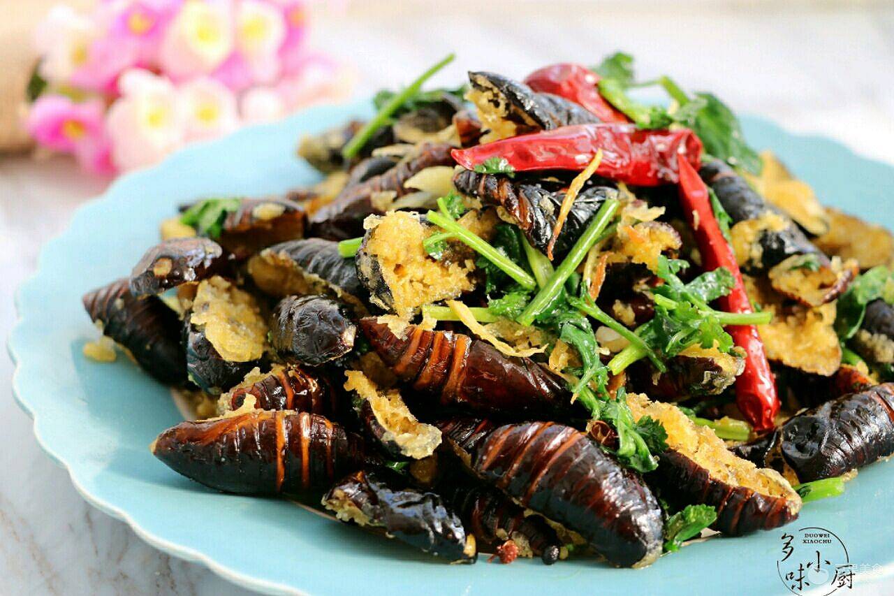 干煸茧蛹#美的女王节