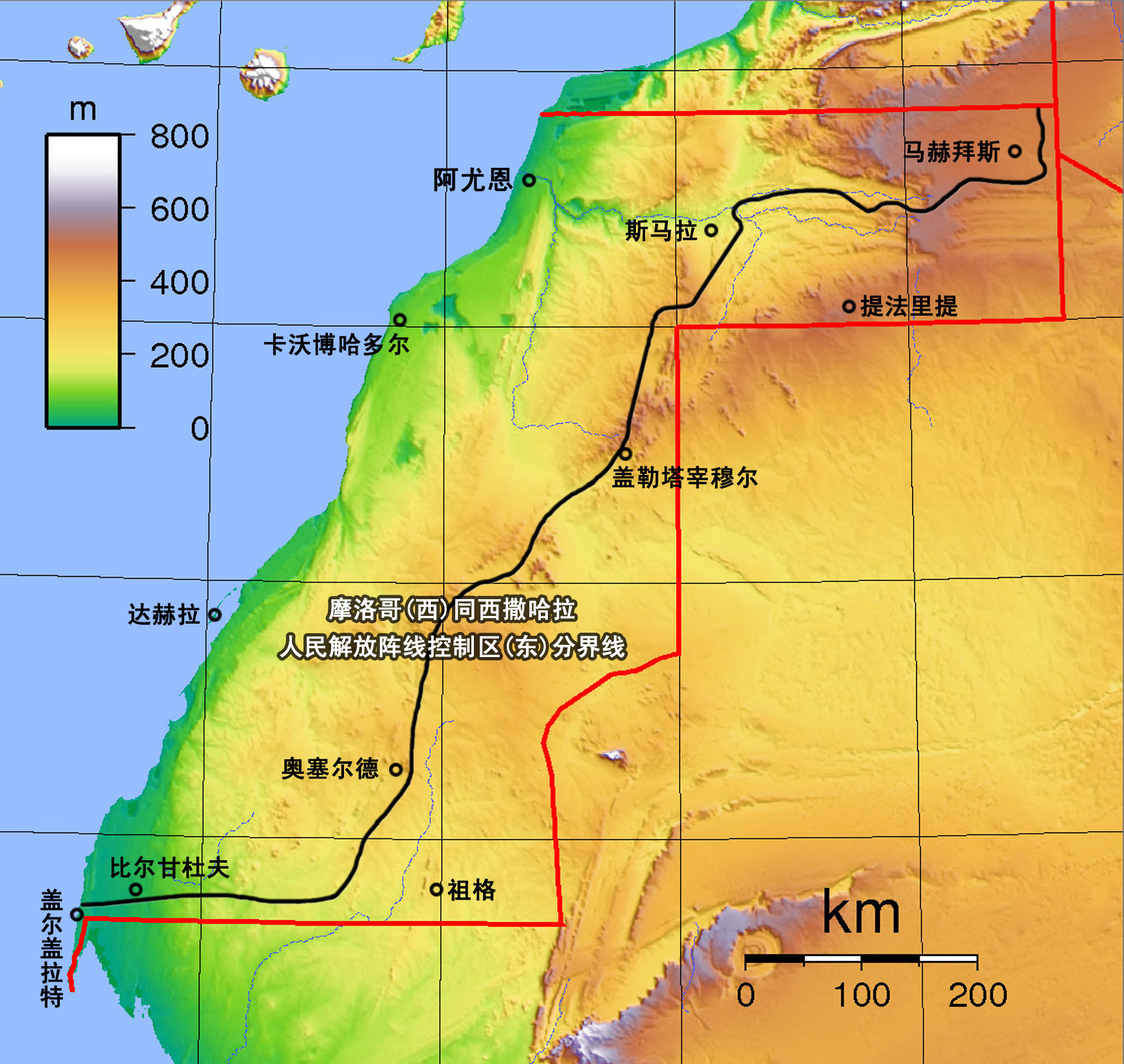 非洲唯一没有独立的地区——西撒哈拉,现今由谁实际掌管?